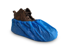 Blue Super Heavy Duty CPE Shoe Cover