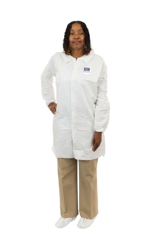 Microporous Lab Coat, No Pockets